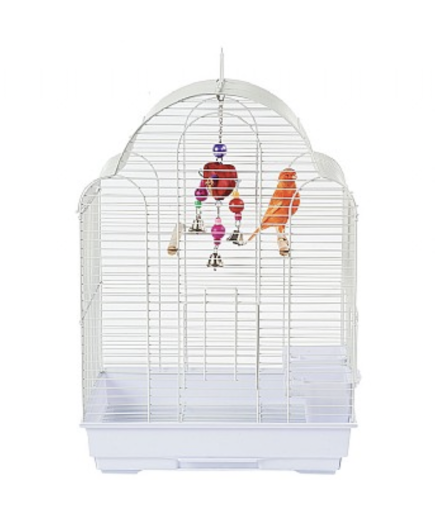 Rainforest Cages San Felipe Small Bird Cage - White